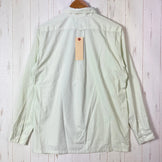 男女通用小号绿色 Yamatomichi 竹衬衫，涤纶，长袖，合成纤维，上衣，汗衫，z00053536