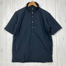 【Unisex S ブラック系】 Houdini ( フーディニ ) オール ウェザー ティー ネック All Weather T-Neck True Black プリマロフト ゴールド アクティブプラス 半袖 中綿 撥水 ポリエステル ウェア トップス アウター ジ
