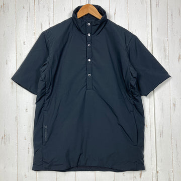 【Unisex S ブラック系】 Houdini ( フーディニ ) オール ウェザー ティー ネック All Weather T-Neck True Black プリマロフト ゴールド アクティブプラス 半袖 中綿 撥水 ポリエステル ウェア トップス アウター ジ
