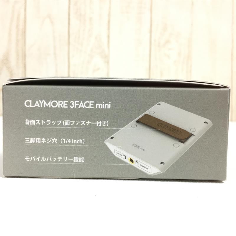 【OneSize グレー系】 Claymore ( クレイモア ) スリーフェイスミニ 3Face Mini 800ルーメン Usb充電 5000Mah Ledランタン ランプ 投光器 モバイルバッテリー機能 Clf-500Lg CLF-500 Light Gra