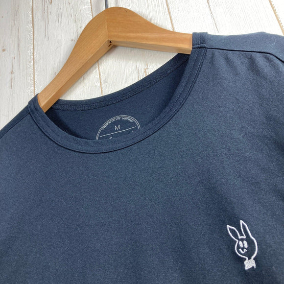 【Men's M ブラック系】 Answer4 ( アンサーフォー ) 刺繍ウサギ Long sleeve Tshirt 入手困難 ポリエステル ウェア トップス インナー シャツ ロングスリーブTシャツ クルーネック 化繊 z00057137  化繊 ロングスリー
