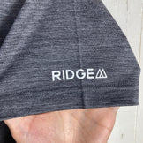 【Women's L グレー系】 Ridge Mountain Gear ( リッジマウンテンギア ) メリノ ベーシック ティー ショートスリーブ Merino Basic Tee Short Sleeve Heather Charcoal メリノウール ウェア ト