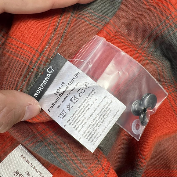 【Men's M ブラウン系】 Norrona ( ノローナ ) スヴァールバル フランネル シャツ メンズ Svalbard Flannel Shirt M's 2404-19 5516 ROOIBOS TEA/SLATE GREY z00056106 5516