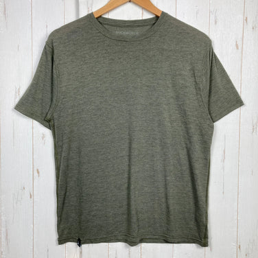 Duckworth Vapor Tee, Women's Medium, Green. Merino wool top, innerwear, short-sleeved crew neck T-shirt, z00053831.