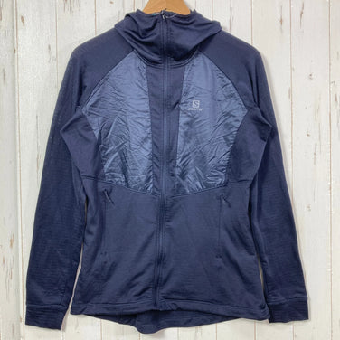 【Women's M ネイビー系】 Salomon ( サロモン ) グリッド ミッド フルジップ ウィメン GRID MID FZ W ポリエステル ウェア トップス アウター ジャケット フリース z00057601  フリース アウター ジャケット トップス ウェ