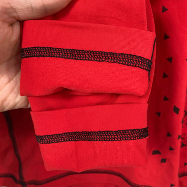 【Men's S Red】 Mammut Summit Long Sleeve Nylon Wear Tops Inner Shirt Long Sleeve T-Shirt Crew Neck Synthetic z00057535 Synthetic Long Sleeve T-Shirt