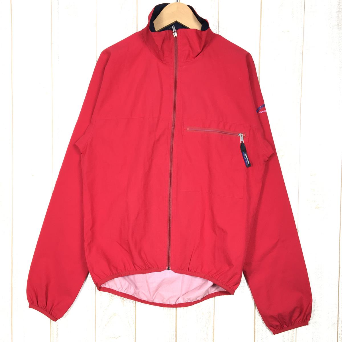 [Men's S Red] Patagonia Velocity Shell Burnt Chili Windshell Jacket Discontinued Model Hard to Find Uniform 24100 International Men's Burnt