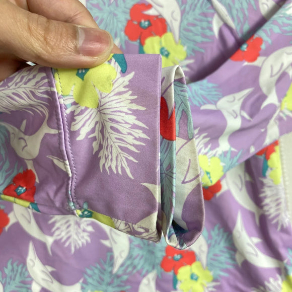 【Baby's 4T パープル系】 2022 Patagonia ( パタゴニア ) キャプリーン クール デイリー フーディ Capilene Cool Daily Hoody			 HSLU ポリエステル ウェア トップス インナー シャツ フーディ 化繊 z000