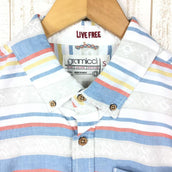 【Men's S ブルー系】Gramicci ( グラミチ ) サンタフェ ロングスリーブ シャツ Santa Fe Long-Sleeve Shirt 北米限定モデル International Men's コットン ロングスリーブシャツ インナー シャツ トップス ウェア - 【公式】2ndGEAR(セカンドギア)Webショップ【登山用品・アウトドア用品専門 買取販売店】
