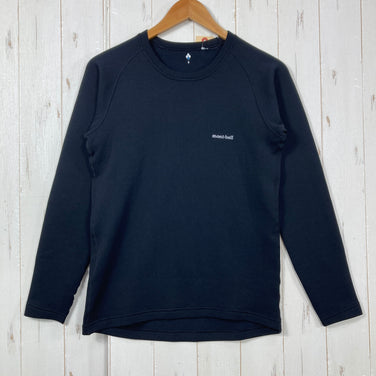 【Men's S ブラック系】 Montbell ( モンベル ) ジオライン EXP.ラウンドネックシャツ ポリエステル ウェア トップス インナー シャツ ロングスリーブTシャツ クルーネック 化繊 z00060213  化繊 ロングスリーブTシャツ クルーネッ