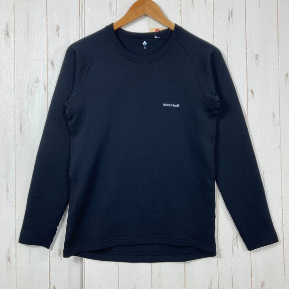 【Men's S ブラック系】 Montbell ( モンベル ) ジオライン EXP.ラウンドネックシャツ ポリエステル ウェア トップス インナー シャツ ロングスリーブTシャツ クルーネック 化繊 z00060213  化繊 ロングスリーブTシャツ クルーネッ