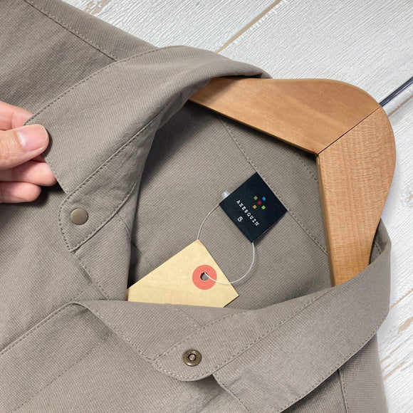 【Men's S ベージュ系】 Axesquin ( アクシーズクイン ) ショートスリーブ ベンチレーションシャツ S/S Ventilation Shirt ポリエステル ウェア トップス インナー シャツ ショートスリーブシャツ 化繊 z00054858  化