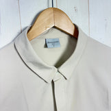 【Men's M アイボリー系】 Houdini ( フーディニ ) メンズ コスモ シャツ Men's Cosmo Shirt 238724 Foggy Mountain z00058225 Foggy Mountain 化繊 ショートスリーブシャツ インナー シャ