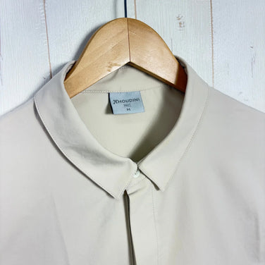 【Men's M アイボリー系】 Houdini ( フーディニ ) メンズ コスモ シャツ Men's Cosmo Shirt 238724 Foggy Mountain z00058225 Foggy Mountain 化繊 ショートスリーブシャツ インナー シャ