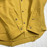 Men's Small Yellow Ridge Mountain Gear Basic Long Sleeve Shirt in Rustic Mustard, Polyester, Tops, Undershirt