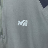 【Men's M グレー系】 Millet ( ミレー ) ハーフジップ ショートスリーブ ティー ウェア トップス インナー シャツ ショートスリーブシャツ 化繊 z00060375  化繊 ショートスリーブシャツ インナー シャツ トップス ウェア