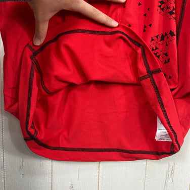 【Men's S Red】 Mammut Summit Long Sleeve Nylon Wear Tops Inner Shirt Long Sleeve T-Shirt Crew Neck Synthetic z00057535 Synthetic Long Sleeve T-Shirt