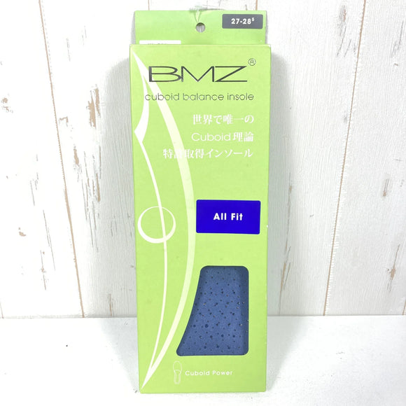 【27.0-28.5cm ネイビー系】 BMZ（ビーエムゼット） キュボイドパワーオールフィット フットウェア インソール z00052943  インソール フットウェア