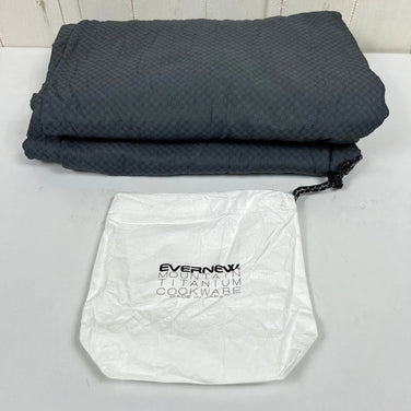 【OneSize グレー系】 Evernew ( エバニュー ) とろける キルト Torokeru Quilt ポリエステル スリーピングシステム シュラフライナー シーツ Teijin Octa ( 帝人オクタ ) z00055588  シュラフライナー シー