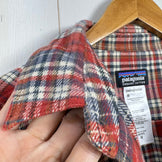 【Men's M レッド系】 2011 Patagonia ( パタゴニア ) ロングスリーブ フィヨルド フランネル シャツ Long-Sleeved Fjord Flannel Shirt CYO オーガニックコットン100% 厚手フランネル オーガニックコッ