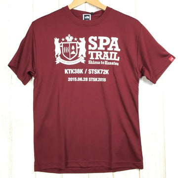 【Men's S レッド系】 The North Face ( ザ・ノースフェイス ) × 2015 Spa Trail トレイルランニング大会 Tシャツ Asian Men's 化繊 ショートスリーブTシャツ クルーネック インナー シャツ トップス ウェア - 【公式】2ndGEAR（セカンドギア）Webショップ【登山用品・アウトドア用品専門 買取販売店】