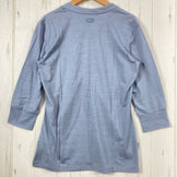 【Women's M ブルー系】 Icebreaker ( アイスブレーカー ) スーパーファイン ウルトラライト 150 ハーフボタン ティー メリノウール ウェア トップス インナー シャツ ロングスリーブTシャツ クルーネック ウール z00055035  ウー