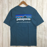 【Men's S ブルー系】Patagonia ( パタゴニア ) P-6 ミッション オーガニック Tシャツ P-6 Mission Organic T-Shirt 37529 International Men's コットン ショートスリーブTシャツ クルーネック インナー シャツ トップス ウェア - 【公式】2ndGEAR（セカンドギア）Webショップ【登山用品・アウトドア用品専門 買取販売店】