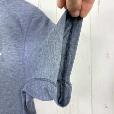 【Men's S ネイビー系】 2015 Patagonia ( パタゴニア ) ショートスリーブ ナイン トレイルズ シャツ S/S Nine Trails Shirt ポリエステル ウェア トップス インナー シャツ ショートスリーブTシャツ クルーネック 化繊