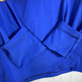 Arcteryx Sigma SL 女款中号蓝色连帽衫。已停产，难觅踪影，尼龙软壳外套。产品编号：z00053752。