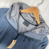【Women's L グレー系】 Finetrack ( ファイントラック ) フロウ ラップ フーディ Flow Wrap Hoody ブルーグレー エバーブレスエア ニットラミネート ナイロン ウェア トップス アウター ジャケット ソフトシェル z0006112