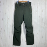 【Men's 46 グリーン系】 Mammut ( マムート ) ウィンター ハイキング ソフトシェル パンツ Winter Hiking SO Pants ポリエステル ウェア ボトムス ロングパンツ フリース z00054695  フリース ロングパンツ ボトムス