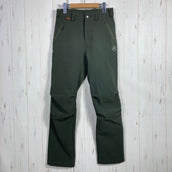 【Men's 46 グリーン系】 Mammut ( マムート ) ウィンター ハイキング ソフトシェル パンツ Winter Hiking SO Pants ポリエステル ウェア ボトムス ロングパンツ フリース z00054695  フリース ロングパンツ ボトムス