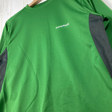 【Men's S グリーン系】 Montbell ( モンベル ) ウイックロン ZEO ロングスリーブティー ポリエステル ウェア トップス インナー シャツ ロングスリーブTシャツ クルーネック 化繊 z00055762  化繊 ロングスリーブTシャツ クルーネ