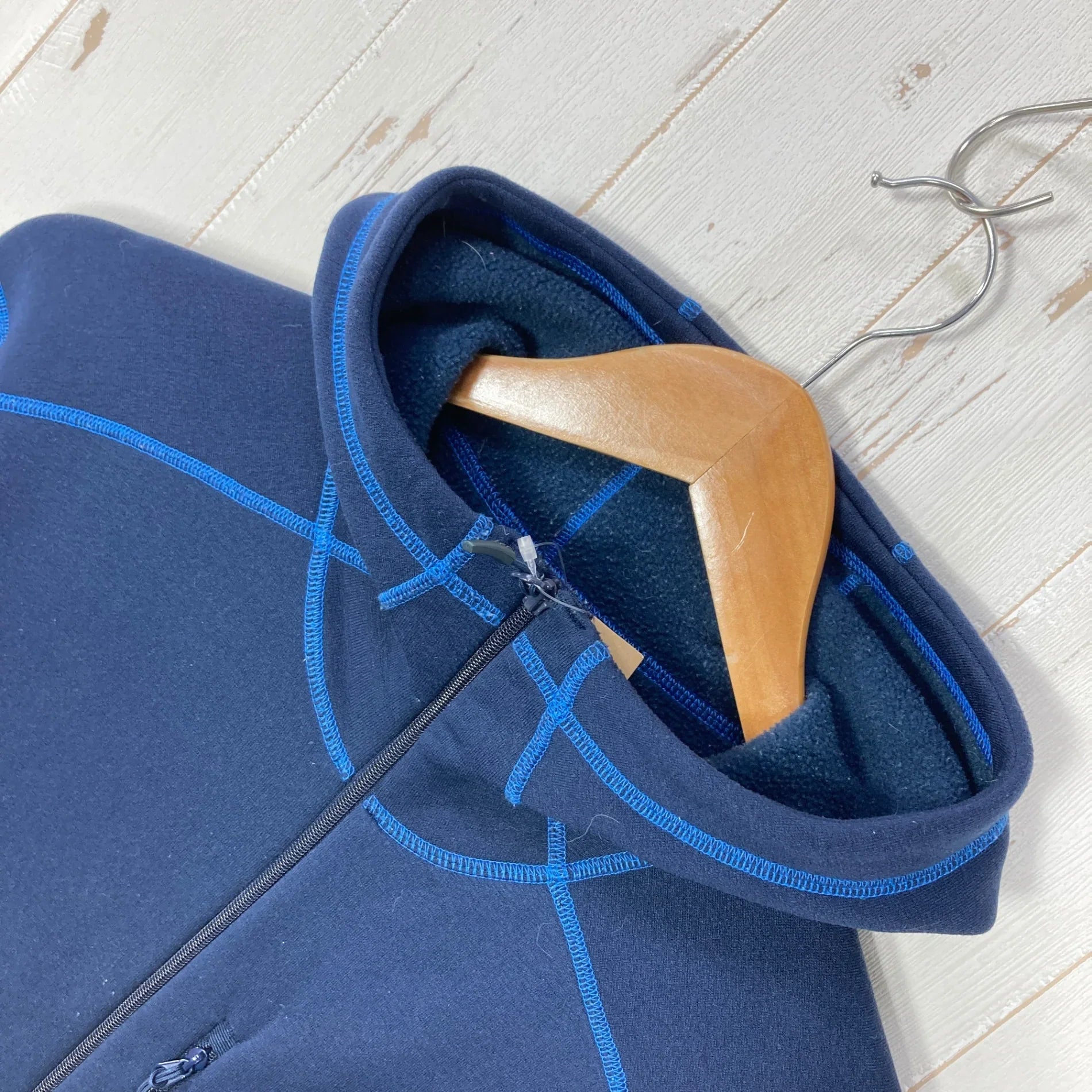 Men's S ネイビー系】 Haglofs ( ホグロフス ) バンジー フード Bungy
