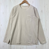 【Men's M ベージュ系】 Houdini ( フーディニ ) カバー クルー Cover Crew ポリエステル ウェア トップス インナー シャツ ロングスリーブTシャツ クルーネック 化繊 z00059690  化繊 ロングスリーブTシャツ クルーネック