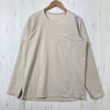 【Men's M ベージュ系】 Houdini ( フーディニ ) カバー クルー Cover Crew ポリエステル ウェア トップス インナー シャツ ロングスリーブTシャツ クルーネック 化繊 z00059690  化繊 ロングスリーブTシャツ クルーネック