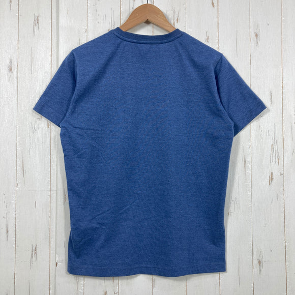 【Men's S ネイビー系】 Millet ( ミレー ) インセクト バリヤー M ロゴ Tシャツ ショート スリーブ INSECT BARRIER M LOGO T-SHIRT SHORT SLEEVE 防虫 吸水速乾 UPF20 ポリエステル ウェア トップ