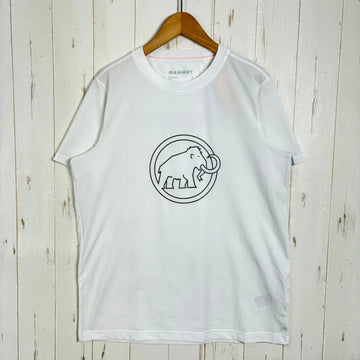 【Men's S ホワイト系】 Mammut ( マムート ) QD ロゴ プリント Tシャツ アジアンフィット QD Logo Print T-Shirt AF 速乾 ポリエステル100% ポリエステル ウェア トップス インナー シャツ ショートスリーブTシャツ