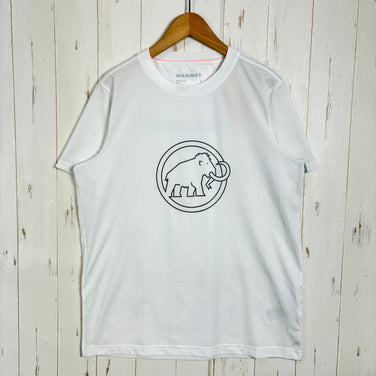 【Men's S ホワイト系】 Mammut ( マムート ) QD ロゴ プリント Tシャツ アジアンフィット QD Logo Print T-Shirt AF 速乾 ポリエステル100% ポリエステル ウェア トップス インナー シャツ ショートスリーブTシャツ
