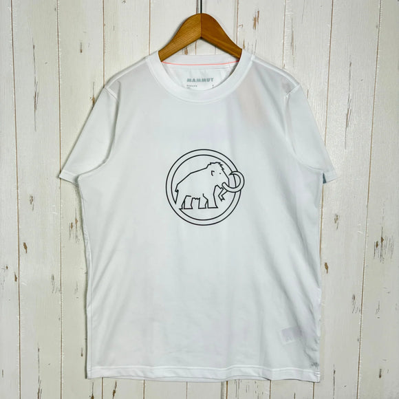 【Men's S ホワイト系】 Mammut ( マムート ) QD ロゴ プリント Tシャツ アジアンフィット QD Logo Print T-Shirt AF 速乾 ポリエステル100% ポリエステル ウェア トップス インナー シャツ ショートスリーブTシャツ