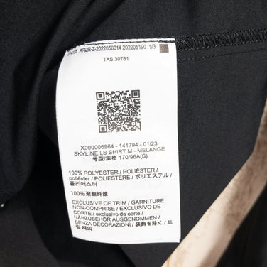 【Men's S ブラック系】 Arcteryx ( アークテリクス ) スカイライン LS ショーツ Skyline LS Shirt ポリエステル X000006964 International Men's ブラックヘザー | Black Heather 化繊 - 【公式】2ndGEAR（セカンドギア）Webショップ【登山用品・アウトドア用品専門 買取販売店】