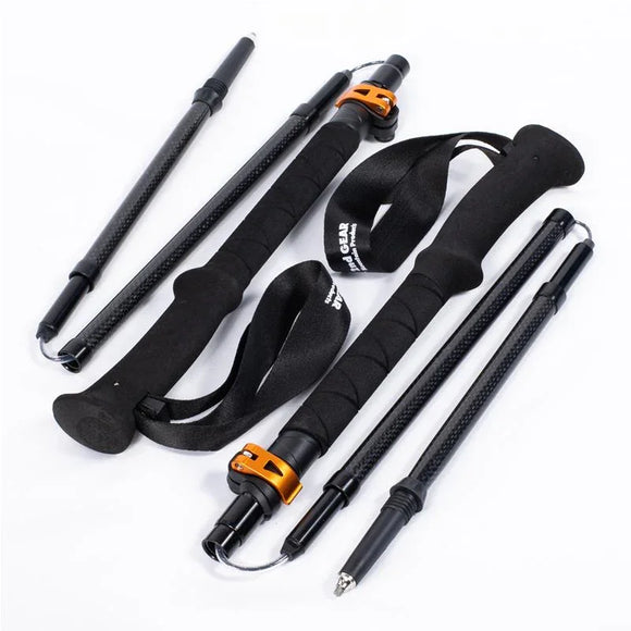 2ndGEAR Mountain Products ( セカンドギアマウンテンプロダクツ ) フレックス フォールディング カーボン トレッキングポール F.F. Carbon Trekking Poles - 【公式】2ndGEAR（セカンドギア）Webショップ【登山用品・アウトドア用品専門 買取販売店】