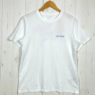 Arcteryx Kragg SL 棉质 Blurred Bird Crew 短袖（女款中号，白色）