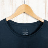 【Unisex L ネイビー系】 Atelier Blue Bottle ( アトリエブルーボトル ) 8分丈 ハイカーズ Tシャツ 8sleeve Hiker's T-shirts 8sleeve スーパーナチュラル コラボ メリノウール ウェア トップス インナー - 【公式】2ndGEAR（セカンドギア）Webショップ【登山用品・アウトドア用品専門 買取販売店】