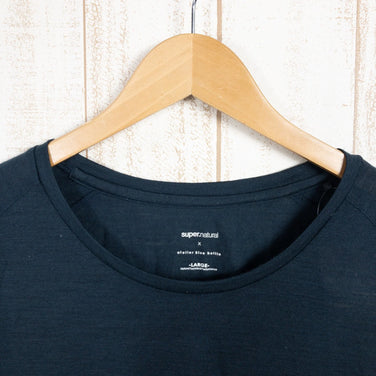 【Unisex L ネイビー系】 Atelier Blue Bottle ( アトリエブルーボトル ) 8分丈 ハイカーズ Tシャツ 8sleeve Hiker's T-shirts 8sleeve スーパーナチュラル コラボ メリノウール ウェア トップス インナー - 【公式】2ndGEAR（セカンドギア）Webショップ【登山用品・アウトドア用品専門 買取販売店】