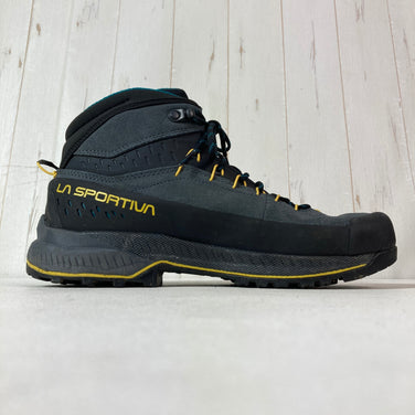 【Men's 26.1cm グレー系】 La Sportiva ( ラ・スポルティバ ) トラバースX4 エボ ミッド ゴアテックス TX4 Evo Mid GTX Carbon / Bamboo GORE-TEX Vibram MEGAGRIP フットウェア トレッキング