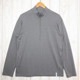 【Men's L チャコール系】 Ridge Mountain Gear ( リッジマウンテンギア ) メリノウール ハーフジップスタンドカラー Merino Half Zip Stand Collar ロングスリーブ シャツ Asian Men's ウール ロング - 【公式】2ndGEAR（セカンドギア）Webショップ【登山用品・アウトドア用品専門 買取販売店】