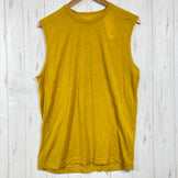 【Men's L イエロー系】 Yamatomichi ( 山と道 ) 100% メリノ ライト スリーブレス 100% Merino Light Sleeveless メリノウール ウェア トップス インナー シャツ タンクトップ ノースリーブシャツ z00058