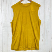 【Men's L イエロー系】 Yamatomichi ( 山と道 ) 100% メリノ ライト スリーブレス 100% Merino Light Sleeveless メリノウール ウェア トップス インナー シャツ タンクトップ ノースリーブシャツ z00058