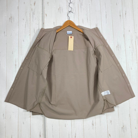 【Men's S ベージュ系】 Columbia ( コロンビア ) バルディビア リッジ シャツ Valdivia Ridge Shirt ポリエステル ウェア トップス インナー シャツ ロングスリーブシャツ 化繊 z00059261  化繊 ロングスリーブシャ